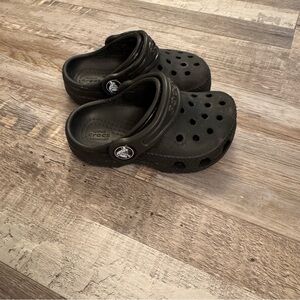 Crocs Classic Clogs Toddler Size C5 Black Slip-On Shoes